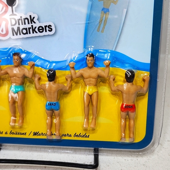 Drinking Buddies Drink Markers Set of 6 New in package. - Picture 4 of 7